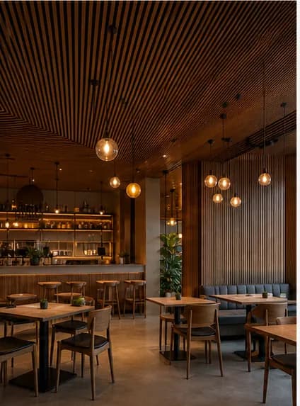 Zeytinburnu Restoran ve Kafe İçin Akustik Panel Çözümleri