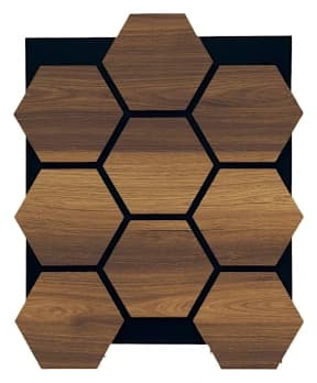 60x52 Barok Hexagon Panel